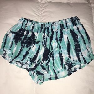 PRICE NEGOTIABLE, tie dye flowy shorts